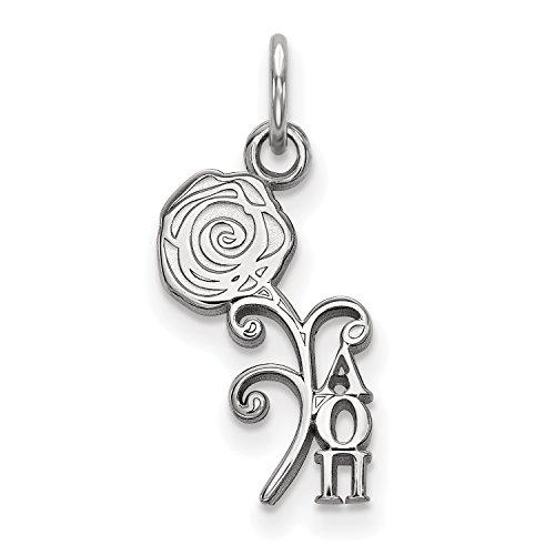 Algopix Similar Product 1 - Sterling Silver LogoArt Alpha Omicron