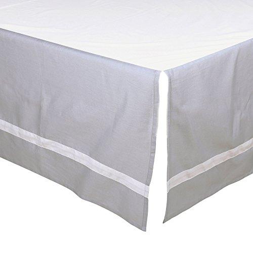 Algopix Similar Product 7 - Grey Tailored Crib Dust Ruffle with