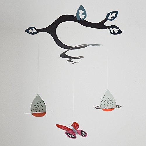 Algopix Similar Product 8 - Wee Gallery Garden Spiral Mobile