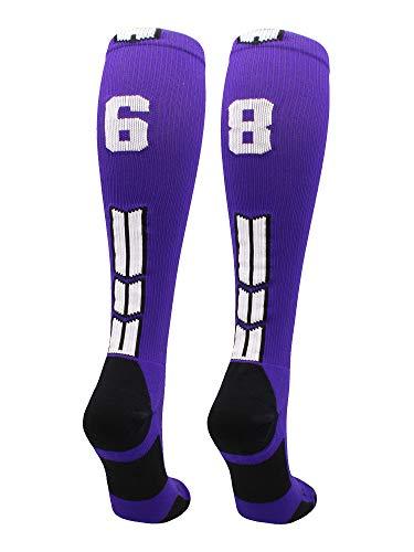 Algopix Similar Product 9 - MadSportsStuff Player Id Number Socks