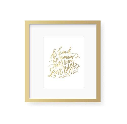 Algopix Similar Product 17 - Emily Ley Paper Family Rules Art Print