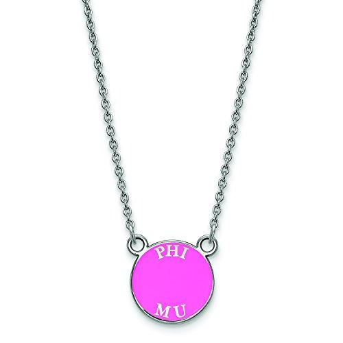 Algopix Similar Product 18 - LogoArt Phi Mu Extra Small Enameled