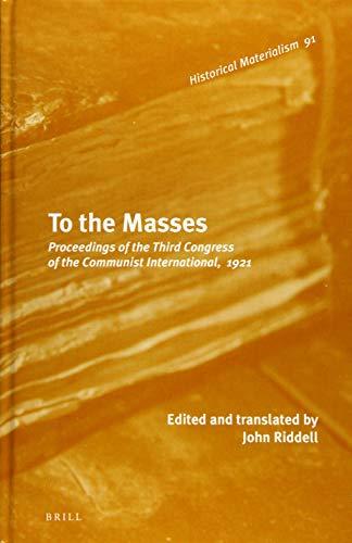 Algopix Similar Product 16 - To the Masses Proceedings of the Third