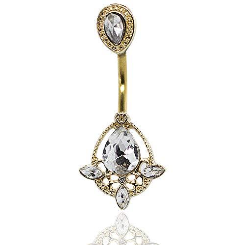 Algopix Similar Product 15 - Pierce2GO 14G Belly Button Ring