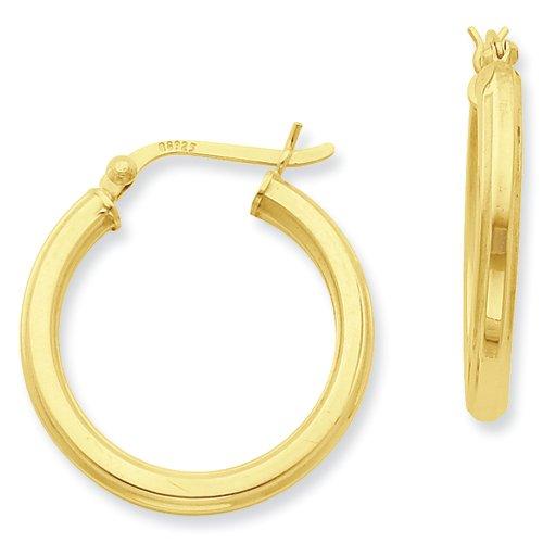 Algopix Similar Product 20 - Sterling Silver Goldflashed 25mm Hoop