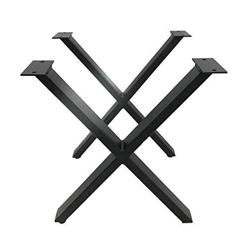 Algopix Similar Product 5 - Set of 2 Modern Industrial X Table