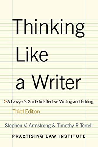 Algopix Similar Product 17 - Thinking Like a Writer A Lawyers