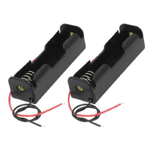Algopix Similar Product 8 - 2 Pcs Black 18650 Flat Tip Batteries