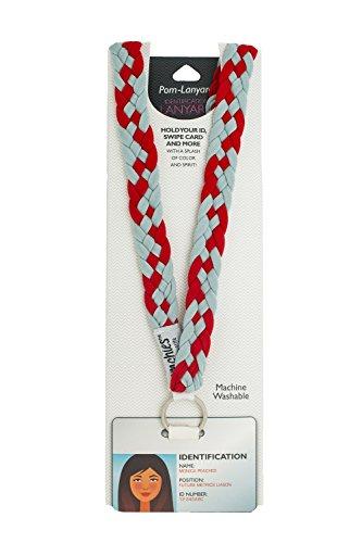 Algopix Similar Product 15 - PomLanyard- Red/Perla