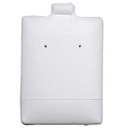 Algopix Similar Product 19 - Large White Puffed Earring Cards 
