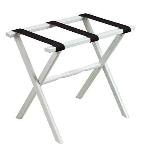 Algopix Similar Product 15 - White Straight Leg Luggage Rack with