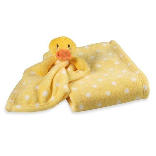 Algopix Similar Product 12 - Yellow with White Dots Baby Blanket 