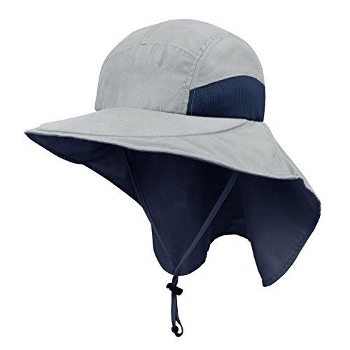 Algopix Similar Product 7 - Juniper Microfiber Wide Brim Flap Cap