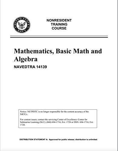 Algopix Similar Product 5 - US Navy Mathematics Basic Math and