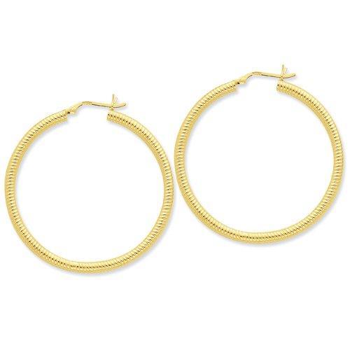 Algopix Similar Product 6 - Sterling Silver Goldflashed Ribbed