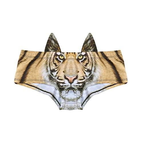 Algopix Similar Product 18 - WHAT ON EARTH Womens 3D Animal Face