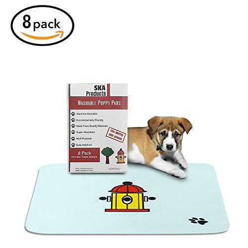 Algopix Similar Product 9 - Cute Washable Puppy Pee Pads  8 Pack