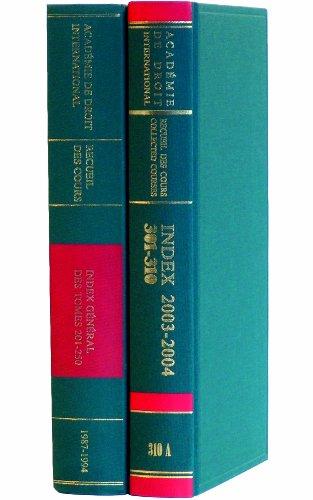 Algopix Similar Product 12 - Recueil des Cours General Index