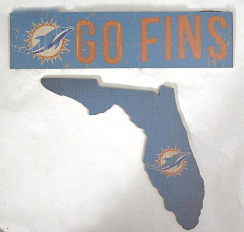 Algopix Similar Product 16 - Miami Dolphins Wall Decor 2 Piece Set