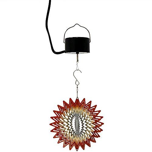 Algopix Similar Product 20 - Sunnydaze Decor 3D Whirligig Orange