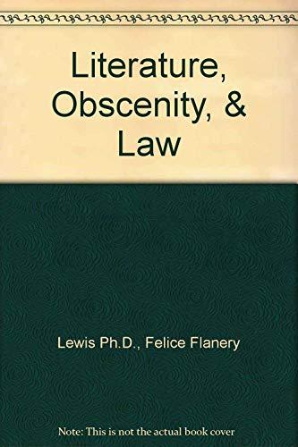 Algopix Similar Product 18 - Literature, Obscenity, & Law