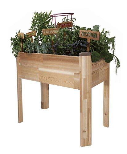 Algopix Similar Product 7 - CedarCraft Elevated Cedar Planter 18