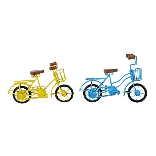 Algopix Similar Product 2 - Benzara 2 Assorted Bicycle Decor Blue