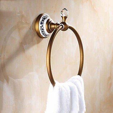 Algopix Similar Product 10 - XYXH Towel Ring Antique Brass