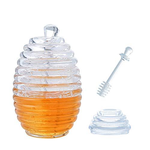Algopix Similar Product 20 - Rolin Roly Bee Honey Pot Jar with Spoon
