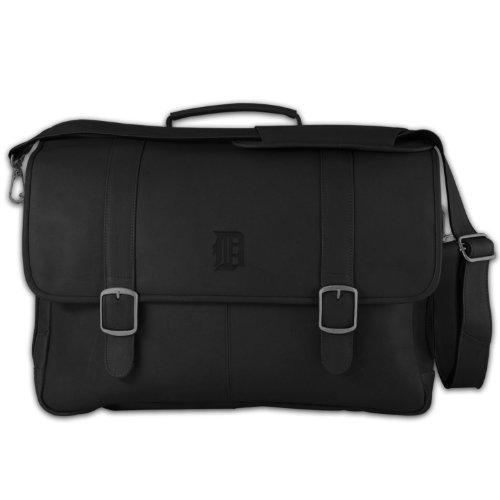 Algopix Similar Product 20 - MLB Detroit Tigers Black Leather