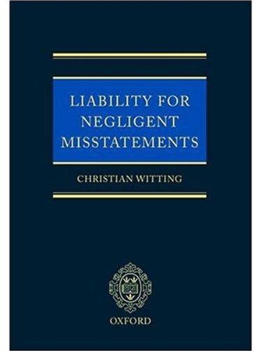 Algopix Similar Product 5 - Liability for Negligent Misstatements