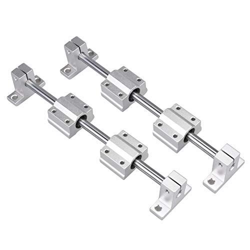 Algopix Similar Product 4 - Fenstore Linear Rail 2 Pcs 8mm x 400mm