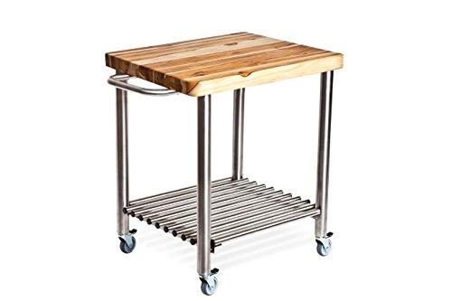 Algopix Similar Product 8 - Proteak 713 Teak Serving Kitchen Cart
