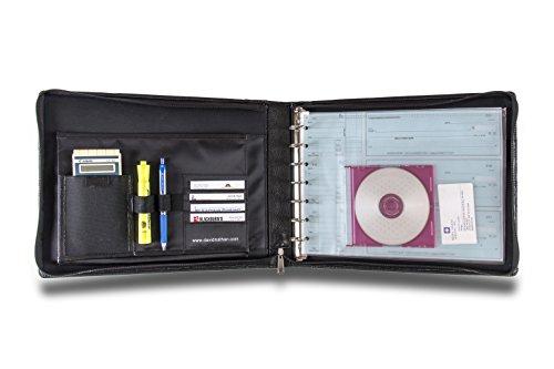 Algopix Similar Product 9 - Real Leather 7 Ring Business Check