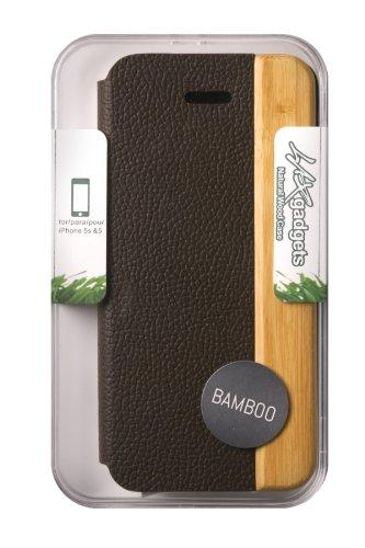 Algopix Similar Product 18 - LAX Natural Wood Flip Wallet Case 
