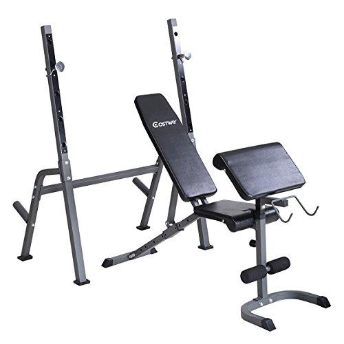 Algopix Similar Product 11 - Goplus Adjustable Weight Bench Lifting