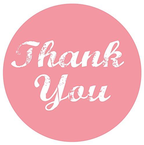 Algopix Similar Product 7 - Thank You Stickers - Pink - Pack of 90