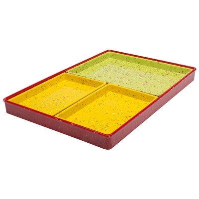 Algopix Similar Product 9 - Confetti Melamine 4 Piece Tray Set
