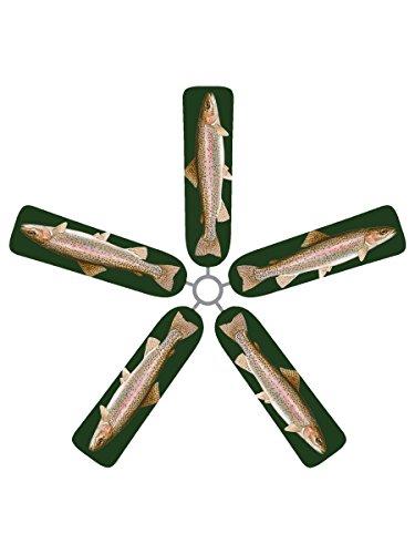 Algopix Similar Product 1 - Fan Blade Designs Rainbow Trout Ceiling