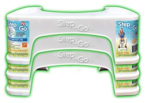 Algopix Similar Product 6 - Step and Go Triple Pack 7 Toilet Step