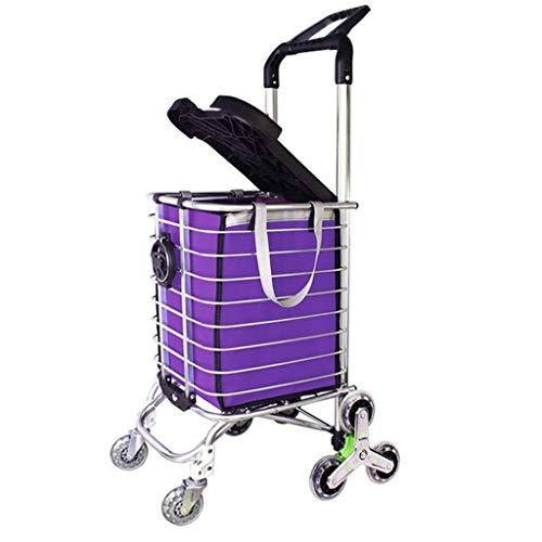 Algopix Similar Product 10 - LQBDJPYS 8 Wheel Shopping Cart Trolley