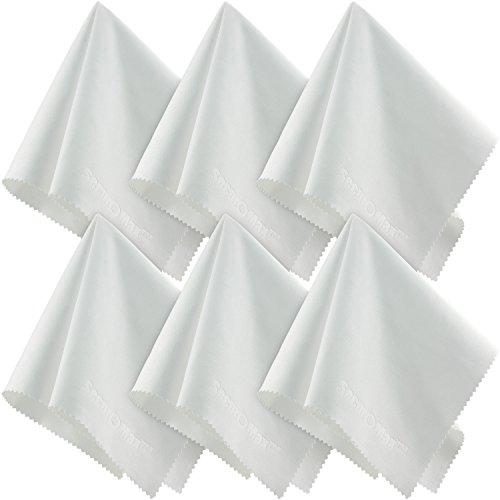 Algopix Similar Product 13 - White Microfiber Cleaning Cloth 12x12