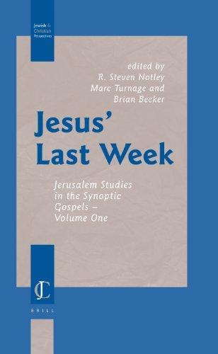 Algopix Similar Product 7 - Jesus Last Week Jerusalem Studies in