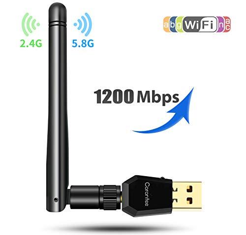 Algopix Similar Product 19 - Carantee USB WiFi Adapter 1200Mbps