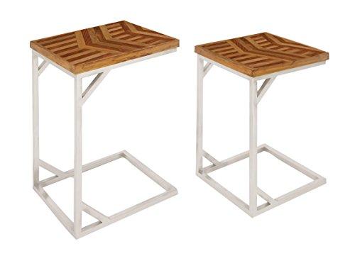 Algopix Similar Product 17 - Benzara Brown Finish Console Table Set