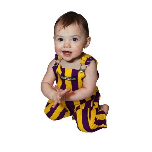 Algopix Similar Product 13 - LSU Tigers Infant Game Bibs Striped