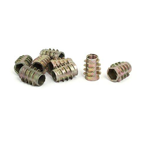 Algopix Similar Product 11 - uxcell M7x8mmx18mm Hex Socket Insert
