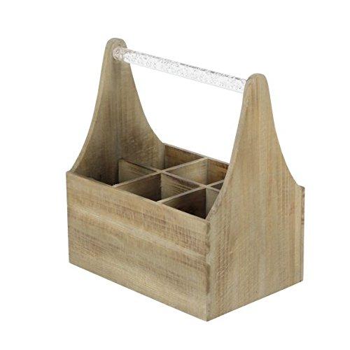 Algopix Similar Product 13 - Benzara Wood Wine Holder Vintage