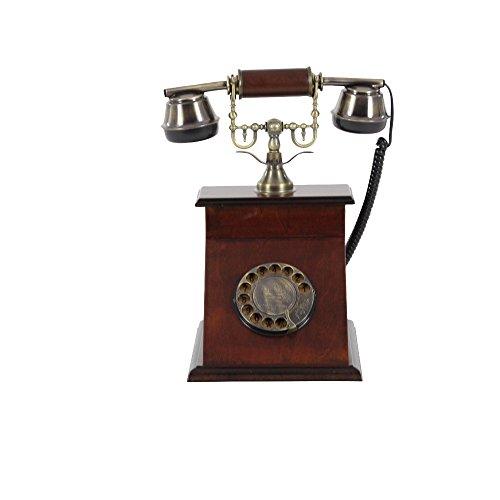 Algopix Similar Product 19 - Benzara Ancient Metal Telephone Home