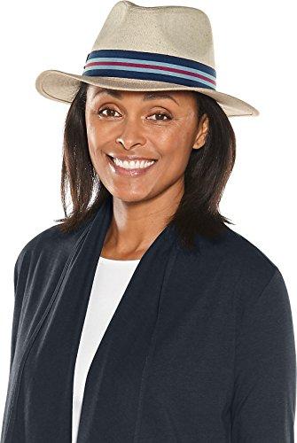 Algopix Similar Product 2 - Coolibar UPF 50 Womens Linen Fedora 